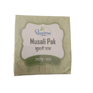 Dhootapapeshwar Musali Pak, an authentic Ayurvedic formulation for building physical strength, stamina, and energy.