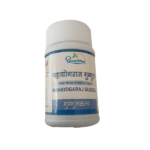 Dhootapapeshwar Mahayogaraj Guggul tablets, authentic Ayurvedic medicine for arthritis, joint pain, and stiffness relief