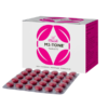 Main box and strip view of Charak M2-Tone Tablets, an Ayurvedic medicine for menstrual health and hormonal balance.