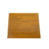 The active herbal ingredients and composition list on the side of the Charak Sumenta Tablets box packaging.