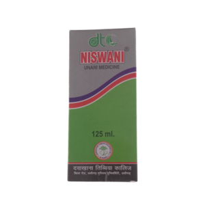 Main packaging view of Dawakhana Tibbiya College Niswani, a Unani medicine for women's reproductive health and menstrual support.