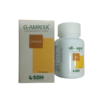 Main box packaging and bottle view of Dhanwantari G-Amrita Capsules, an Ayurvedic medicine for joint pain and gout relief.