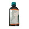 The ingredients list on the back label of the Himalaya Cystone-SF Liquid inner bottle.