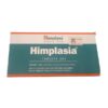 The directions for use and dosage instructions on the packaging label of Himalaya Himplasia Tablets.