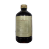 Active Ayurvedic ingredients and botanical formulation list on the side panel of the SNA Aravindasavam Syrup bottle packaging.